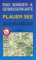 Rad-, Wander- und Gewässerkarte Plauer See