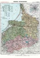 Historische Karte: Provinz Ostpreussen - um 1910 (Plano)