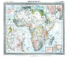 Historische Karte: Afrika, 1890 (Plano)