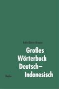 Großes Wörterbuch Deutsch-Indonesisch voorzijde