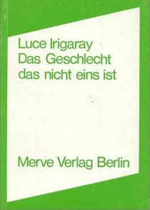 Das Geschlecht, das nicht eins ist voorzijde