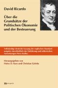 Über die Grundsätze der politischen Ökonomie und der Besteuerung voorzijde