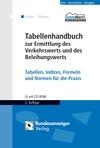 Tabellenhandbuch zur Ermittlung des Verkehrswerts und des Beleihungswerts von Grundstücken