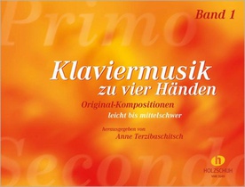 Klaviermusik zu vier Händen, Band 1 voorzijde