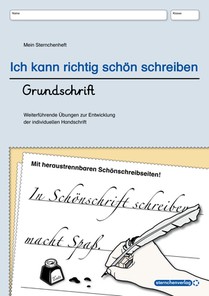 Ich kann richtig schön schreiben - Grundschrift voorzijde