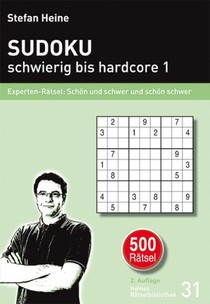 Sudoku   schwierig bis hardcore 1 voorzijde