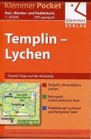 Klemmer Pocket Rad-, Wander- und Paddelkarte Templin - Lychen 1 : 50 000