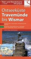 Ostseeküste Travemünde bis Wismar Rad- und Wanderkarte 1 : 40 000