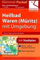 Klemmer Pocket Rad- und Wanderkarte Heilbad Waren (Müritz) mit Umgebung 1 : 50 000