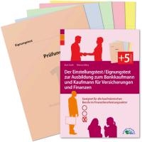 Der Einstellungstest / Eignungstest zur Ausbildung zum Bankkaufmann und Kaufmann für Versicherungen und Finanzen voorzijde