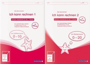 Ich kann rechnen 1 und 2 - Ausgabe in A4 - Schülerarbeitshefte für die 1. Klasse voorzijde