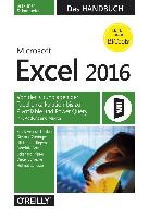 Microsoft Excel 2016 - Das Handbuch voorzijde