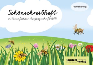 Schönschreibheft in VA - rechtshändig - Vereinfachte Ausgangsschrift