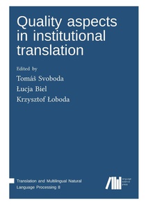 Quality aspects in institutional translation