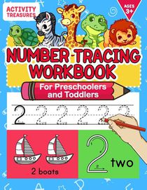 Number Tracing Workbook For Preschoolers And Toddlers