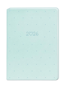 Terminplaner Lederlook 2026 Mint