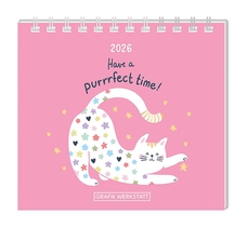 Mini-Kalender 2026 Have a purrrfect time!