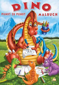 Punkt-zu-Punkt Dino-Malbuch