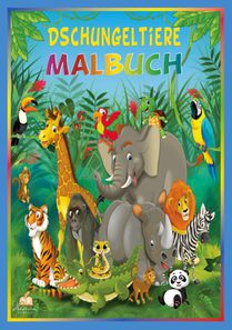Dschungeltiere Malbuch