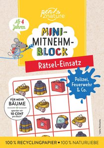 Mini-Mitnehm-Block Rätsel-Einsatz