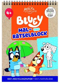 Bluey Mal- und Rätselblock