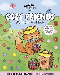 Cozy Friends: Wohlfühl-Malblock Cozy Coloring | Ausmalen und entspannen