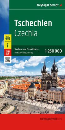 Czechia Road and Leisure Map