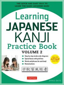 Learning Japanese Kanji Practice Book Volume 2 voorzijde