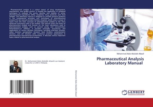 Pharmaceutical Analysis Laboratory Manual