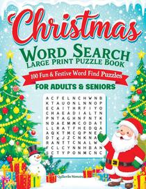 Christmas Word Search Large Print Puzzle Book for Adults & Seniors