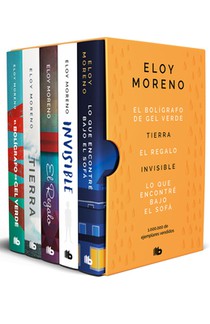 Estuche Eloy Moreno Con: El Bolígrafo de Gel Verde -Tierra - El Regalo - Invisible - Lo Que Encontré Bajo El Sofá / Eloy Moreno. Boxed Set
