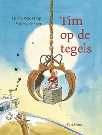 Tim op de tegels voorzijde