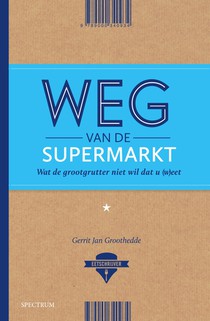 Weg van de supermarkt voorzijde