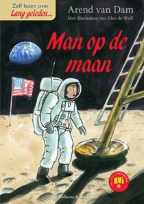 De man op de maan voorzijde