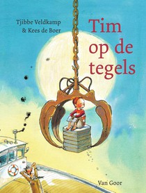 Tim op de tegels voorzijde