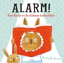 Alarm! Koen Konijn en de stiekeme boekenbijter voorzijde