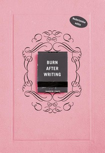 Burn after writing voorzijde