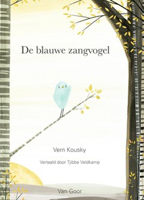 De blauwe zangvogel voorzijde