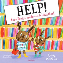 Help! Koen Konijn, redder van de bibliotheek voorzijde