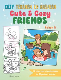 Cozy tekenen en kleuren - Cute & Cozy Friends