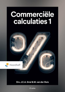 Commerciële calculaties 1 - 9e editie voorzijde