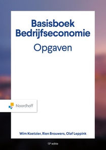 Basisboek Bedrijfseconomie, Opgaven voorzijde