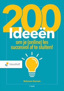 200 ideeën om je (online) les succesvol af te sluiten! voorzijde