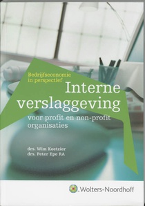 Interne verslaggeving voor profit en non-profit organisaties voorzijde