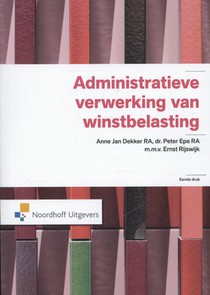 Administratieve verwerking van winstbelasting voorzijde