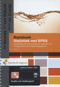Basisboek statistiek met SPSS voorzijde