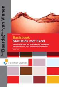 Basisboek statistiek met Excel voorzijde
