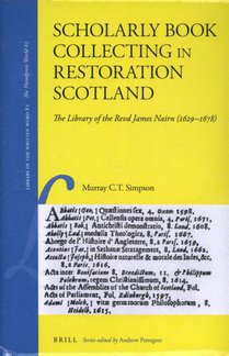 Scholarly Book Collecting in Restoration Scotland voorzijde