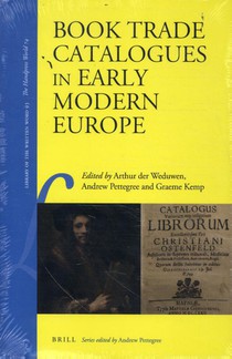 Book Trade Catalogues in Early Modern Europe voorzijde