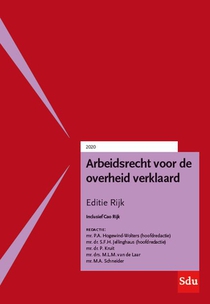 Arbeidsrecht voor de overheid verklaard, Editie Rijk 2020. voorzijde